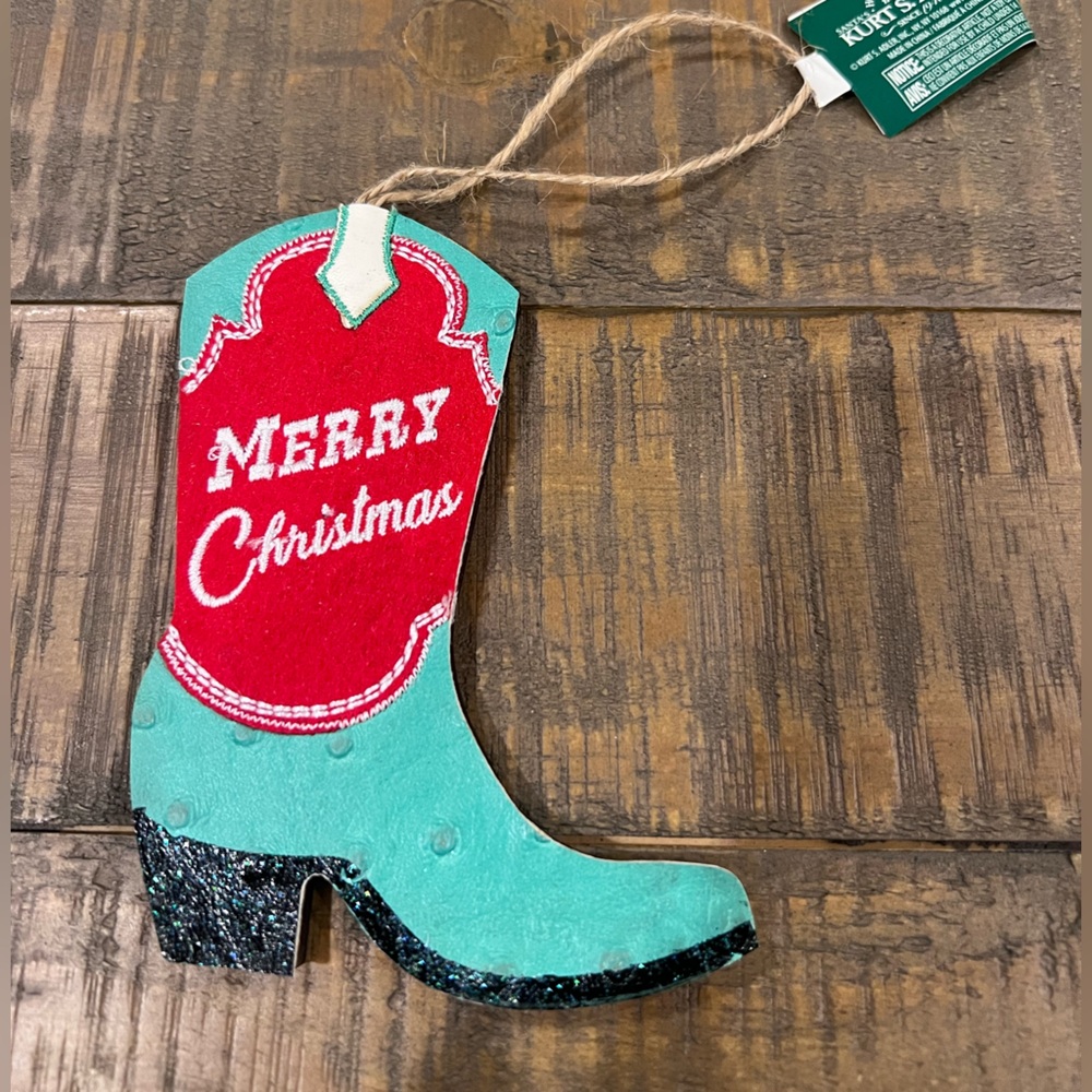 Kurt S. Adler Christmas Boot Ornament
